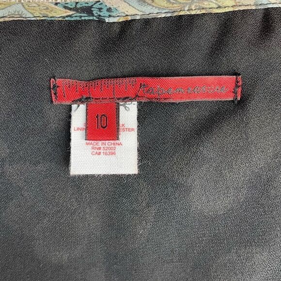 Tapemeasure Silk Sleeveless Button Down Blouse Top Size 10 EUC - Picture 5 of 6